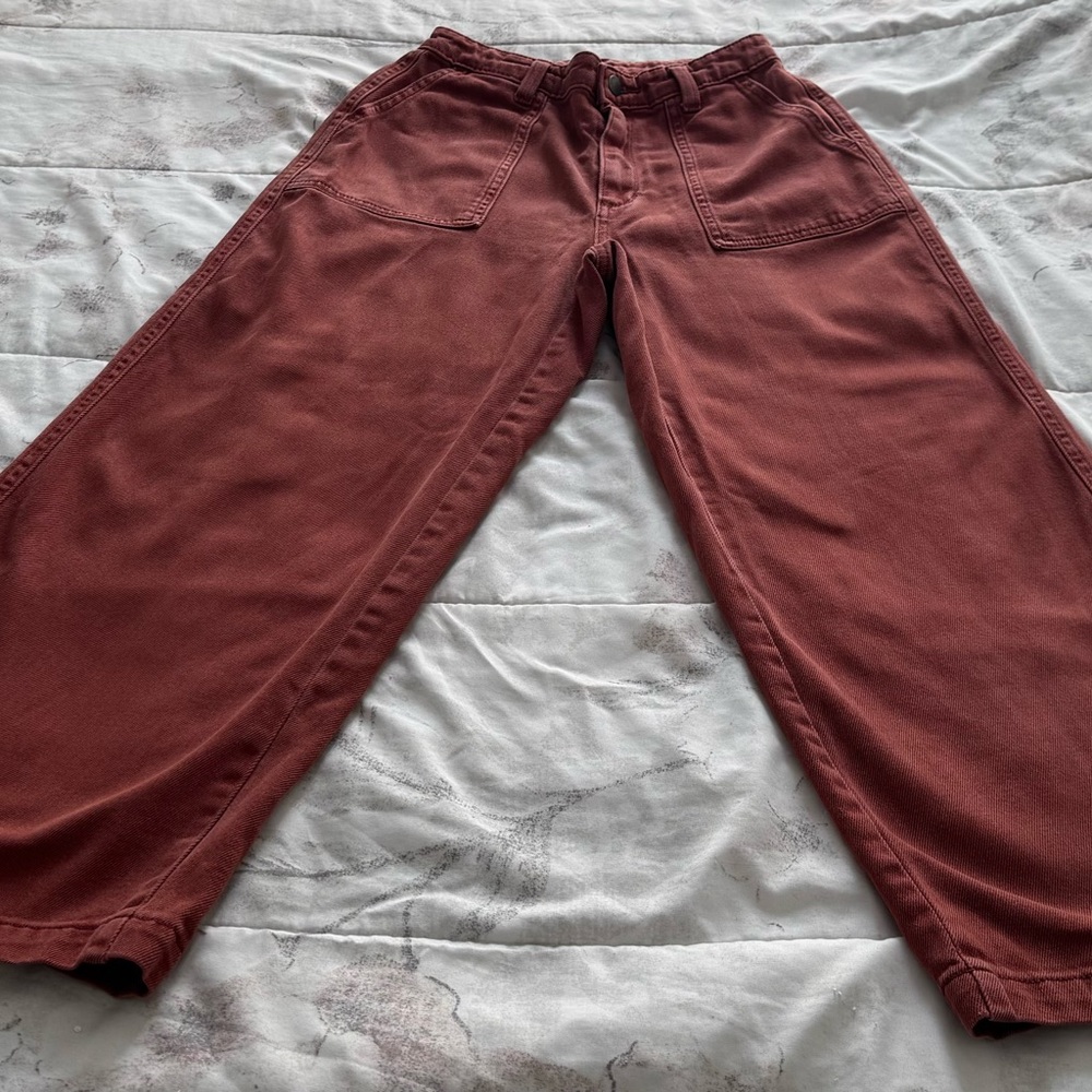 Universal Thread Rust Brown High Waisted Wide Leg… - image 8